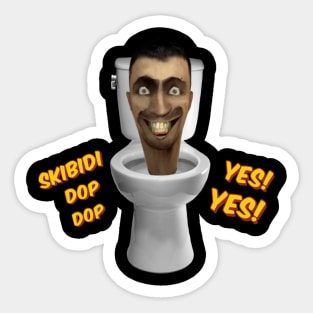 Skibidi Weirdo Guy Sticker